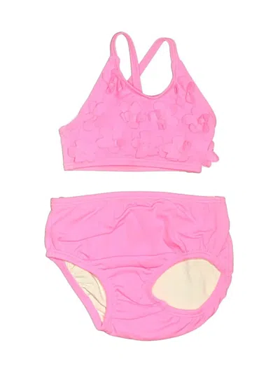 Pre-owned Gymboree Babies' Two Piece Swimsuit In Pink