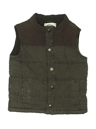 Pre-owned Gymboree Kids' Vest In Brown