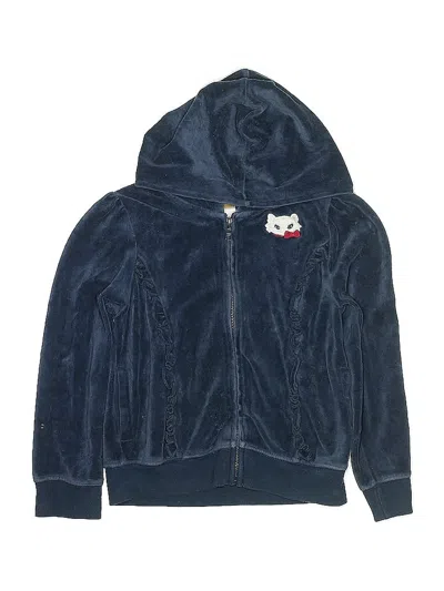 Pre-owned Gymboree Kids' Zip Up Hoodie In Blue