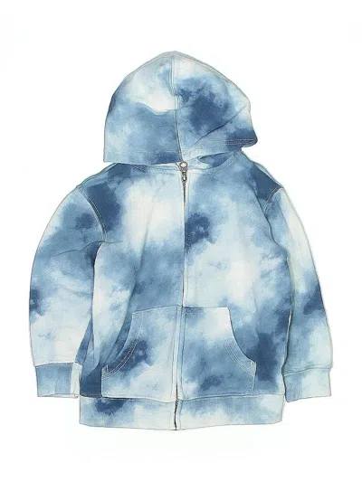 Pre-owned Gymboree Kids' Zip Up Hoodie In Blue