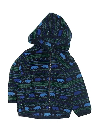 Pre-owned Gymboree Kids' Zip Up Hoodie In Blue