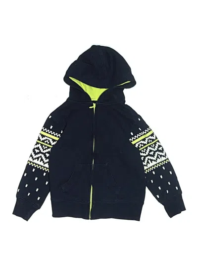 Pre-owned Gymboree Kids' Zip Up Hoodie In Blue