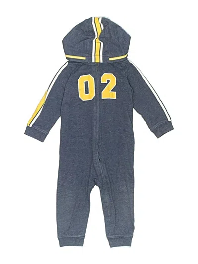 Pre-owned Gymboree Kids' Zip Up Hoodie In Blue