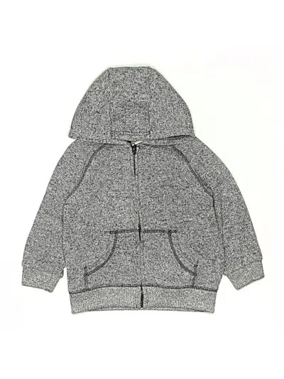 Pre-owned Gymboree Kids' Zip Up Hoodie In Gray