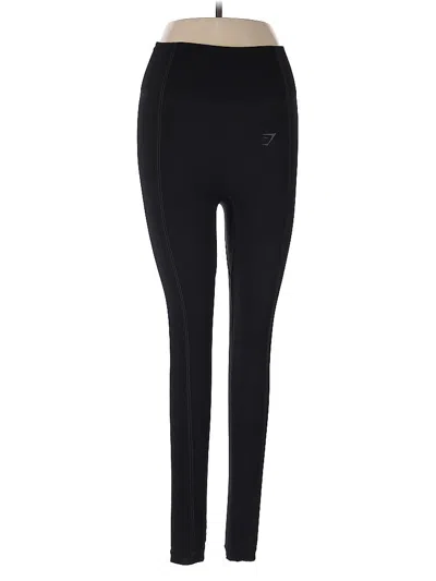 Pre-owned Gymshark Active Pants In Black