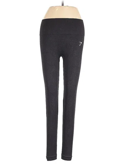 Pre-owned Gymshark Active Pants In Black