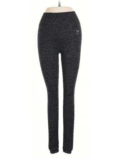 Pre-owned Gymshark Active Pants In Black