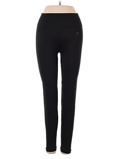 Pre-owned Gymshark Active Pants In Black