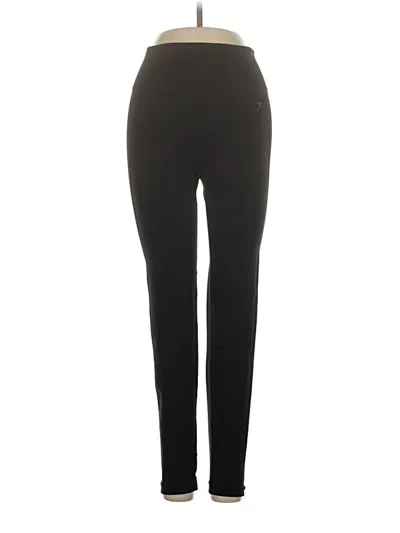 Pre-owned Gymshark Active Pants In Black