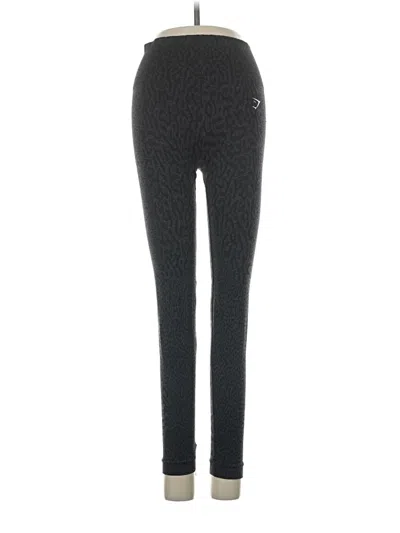Pre-owned Gymshark Active Pants In Black
