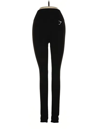 Pre-owned Gymshark Active Pants In Black