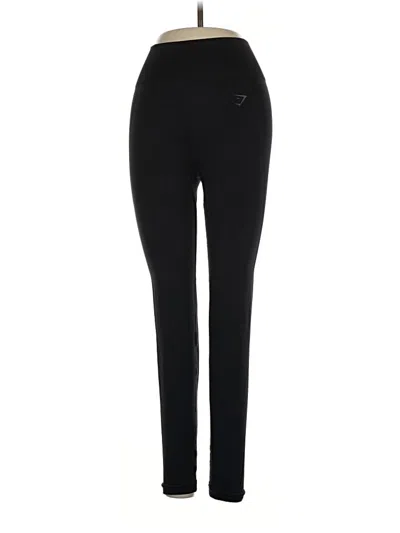 Pre-owned Gymshark Active Pants In Black