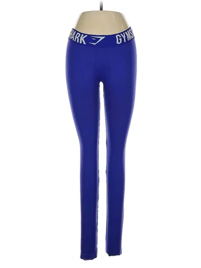 Pre-owned Gymshark Active Pants In Blue