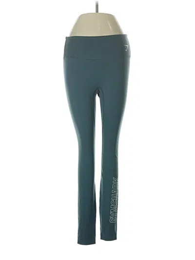 Pre-owned Gymshark Active Pants In Blue