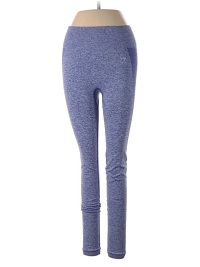 Pre-owned Gymshark Active Pants In Blue