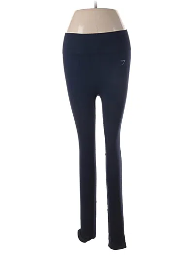 Pre-owned Gymshark Active Pants In Blue