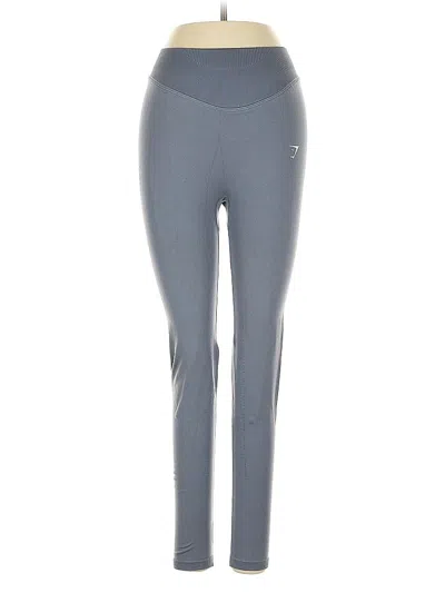 Pre-owned Gymshark Active Pants In Blue