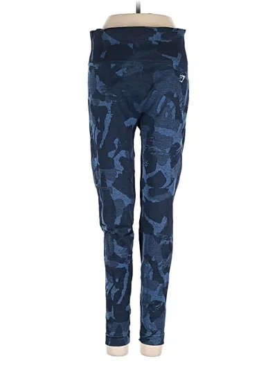 Pre-owned Gymshark Active Pants In Blue