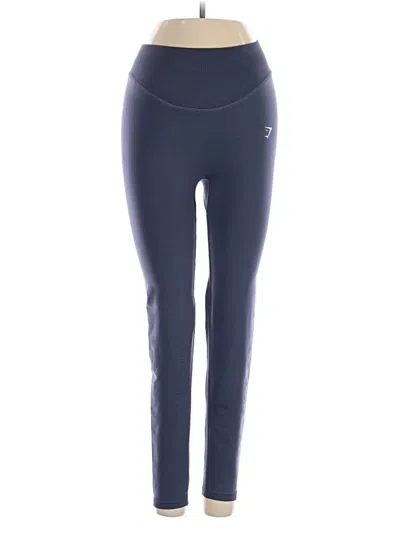 Pre-owned Gymshark Active Pants In Blue