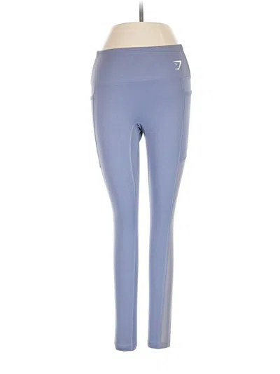 Pre-owned Gymshark Active Pants In Blue