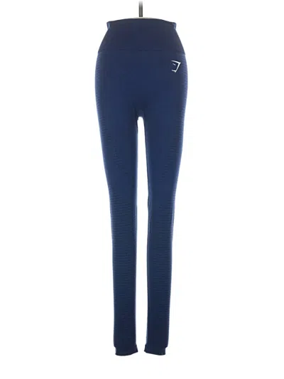 Pre-owned Gymshark Active Pants In Blue