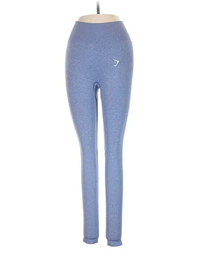 Pre-owned Gymshark Active Pants In Blue
