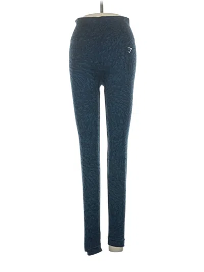 Pre-owned Gymshark Active Pants In Blue