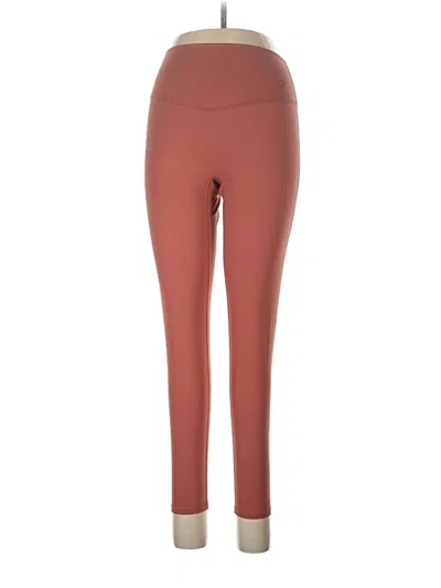 Pre-owned Gymshark Active Pants In Brown