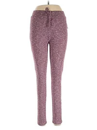 Pre-owned Gymshark Active Pants In Burgundy