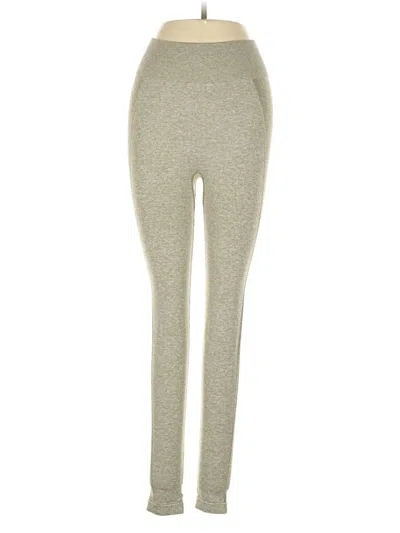 Pre-owned Gymshark Active Pants In Gold