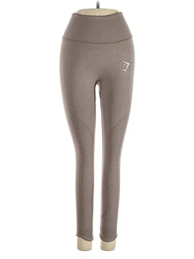 Pre-owned Gymshark Active Pants In Gold