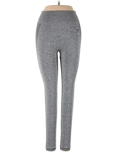 Pre-owned Gymshark Active Pants In Gray