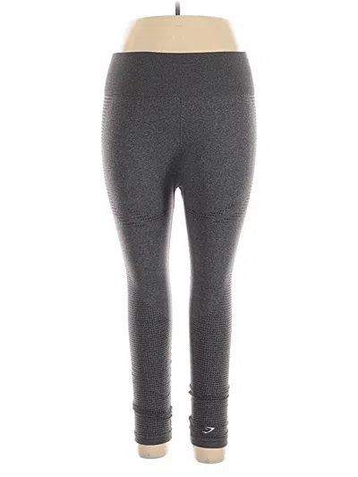 Pre-owned Gymshark Active Pants In Gray