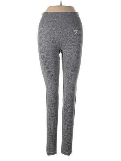 Pre-owned Gymshark Active Pants In Gray