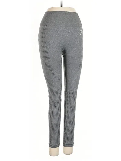 Pre-owned Gymshark Active Pants In Gray