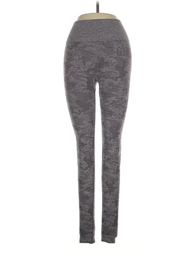 Pre-owned Gymshark Active Pants In Gray