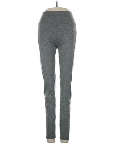 Pre-owned Gymshark Active Pants In Gray
