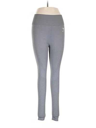 Pre-owned Gymshark Active Pants In Gray