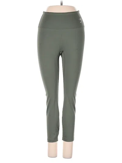 Pre-owned Gymshark Active Pants In Green