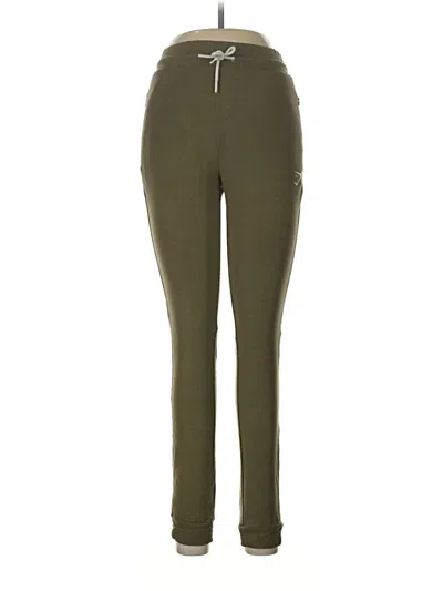 Pre-owned Gymshark Active Pants In Green