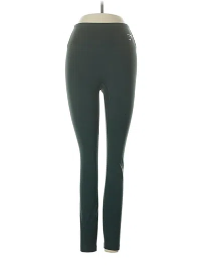 Pre-owned Gymshark Active Pants In Green