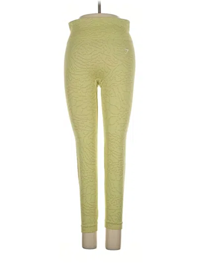 Pre-owned Gymshark Active Pants In Green