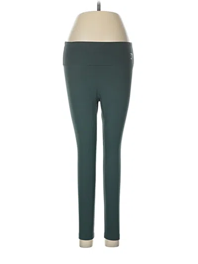 Pre-owned Gymshark Active Pants In Green