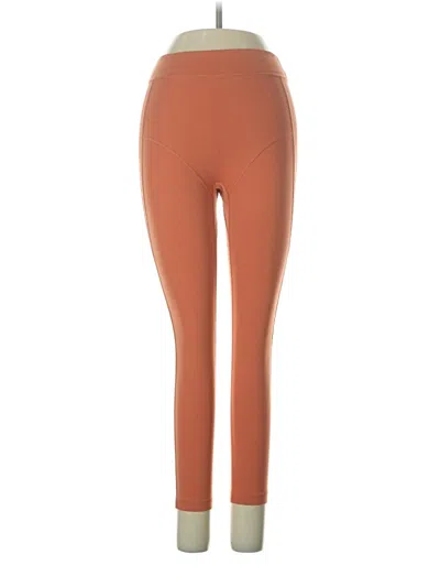 Pre-owned Gymshark Active Pants In Orange