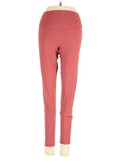 Pre-owned Gymshark Active Pants In Pink