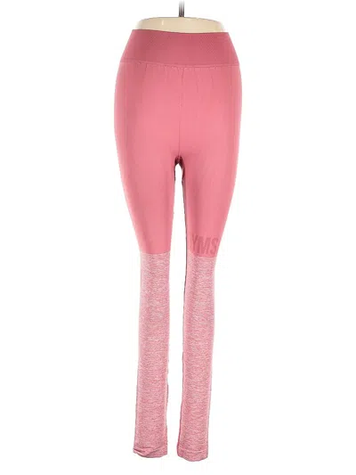 Pre-owned Gymshark Active Pants In Pink