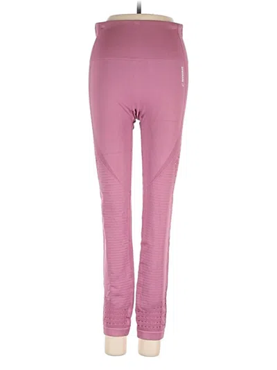 Pre-owned Gymshark Active Pants In Pink