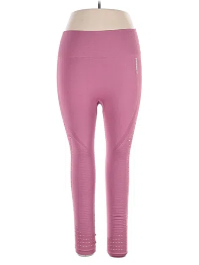 Pre-owned Gymshark Active Pants In Pink