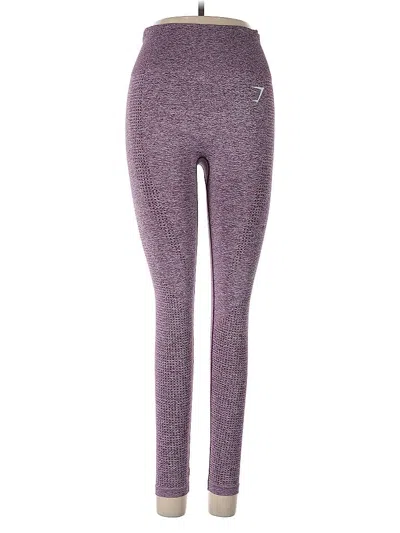 Pre-owned Gymshark Active Pants In Purple