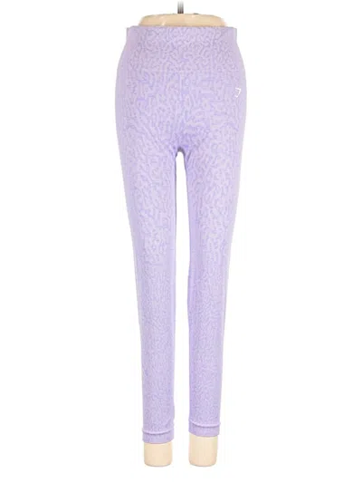 Pre-owned Gymshark Active Pants In Purple